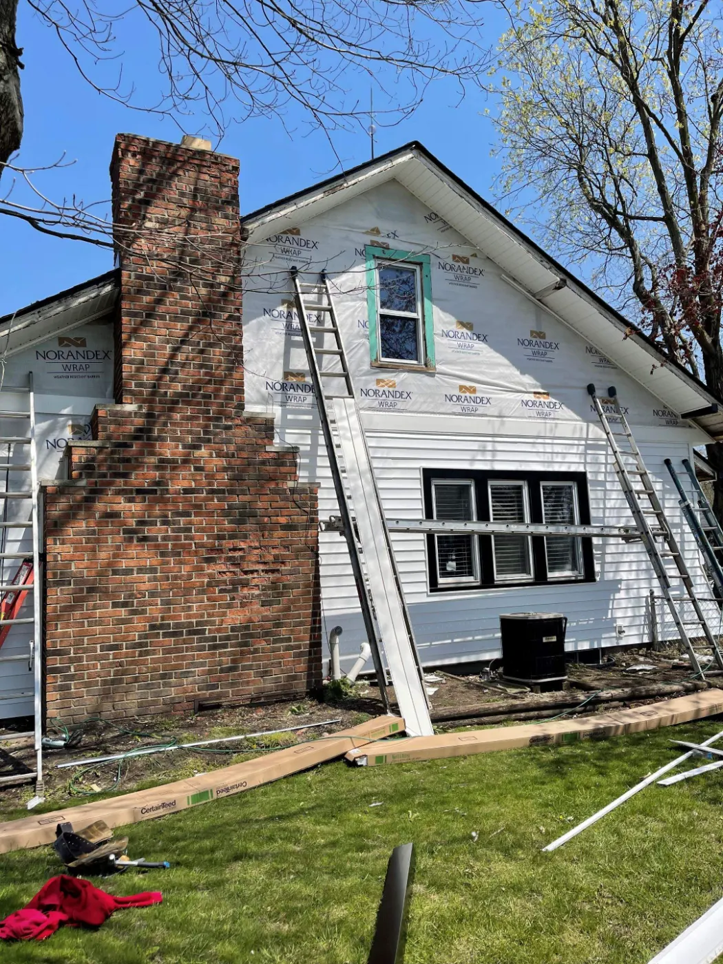 Soffit and fascia work in Mount Comfort